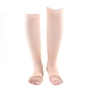 Elastic Compression Stocking Thigh High With Open Toe Ccl 2 ( 23 - 32 Mhg ) 1