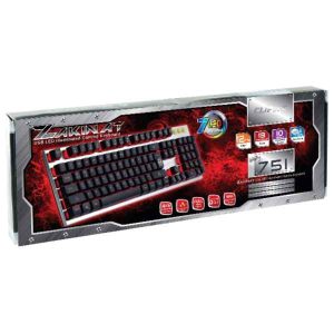 Cheap Quality Good Affordable Low Priced Zakinat - Usb Led Illuminated Gaming Keyboard Cliptec Silver Nairobi Kenya