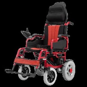 Electric Power Wheelchair With Manual Adjustable Backrest